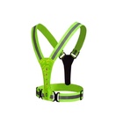 Жилет сигнальный TORSO, с регулируемым размером, салатовый, LED сигнал, 4 режима - Фото 6