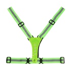 Жилет сигнальный TORSO, с регулируемым размером, салатовый, LED сигнал, 4 режима - Фото 7