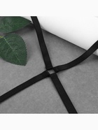 Лямки для бюстгальтера, текстильные, крестообразные, 1 см, чёрные (комплект 2 шт) - фото 42406932