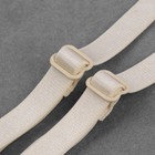 Бретели текстильные, крестообразные, 1 см, цвет бежевый (комплект 2 шт) - фото 23215677