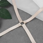 Бретели текстильные, крестообразные, 1 см, цвет бежевый (комплект 2 шт) - фото 23215679