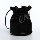 Сумка-кисет на затяжке, цвет чёрный - фото 23215691