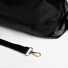Сумка-шопер женская на молнии, цвет чёрный - Фото 6