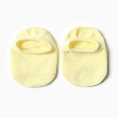 Носки детские со стопперами MINAKU, цв.жёлтый, р-р 9 см