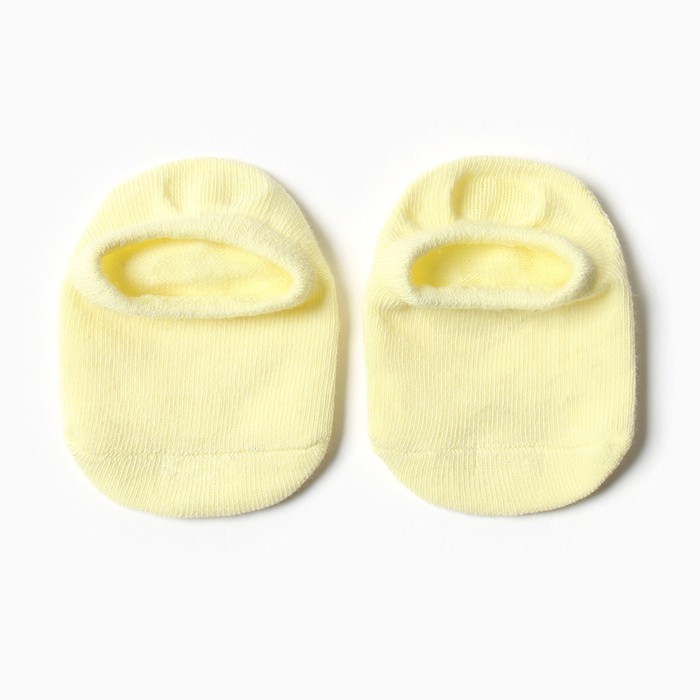 Носки детские со стопперами MINAKU, цв.жёлтый , р-р 11 см
