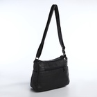 Сумка женская кросс-боди на молнии, 25×11×19 см, тёмно-серая - Фото 4