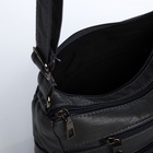 Сумка женская кросс-боди на молнии, 25×11×19 см, тёмно-серая - Фото 6