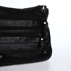 Сумка женская кросс-боди на молнии, 26×11×21 см, тёмно-синяя - Фото 5