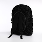 Чехол для рюкзака водоотталкивающий, 45 л, светоотражающая полоса, цвет чёрный - фото 7865740