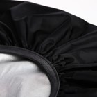 Чехол для рюкзака водоотталкивающий, 45 л, светоотражающая полоса, цвет чёрный - Фото 5