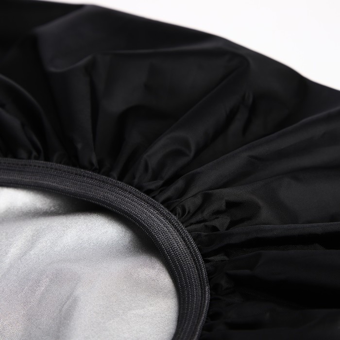 Чехол для рюкзака водоотталкивающий, 45 л, светоотражающая полоса, цвет чёрный - фото 1906478716