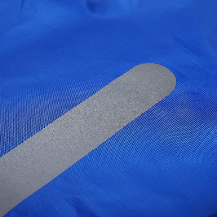 Чехол для рюкзака водоотталкивающий, 45 л, светоотражающая полоса, цвет синий - фото 1906478733