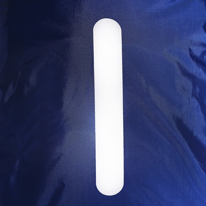 Чехол для рюкзака водоотталкивающий, 45 л, светоотражающая полоса, цвет синий - фото 1906478735