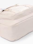 Сумка молодёжная на молнии, со значками, 23×5.5×16 см, белая 10175077