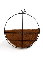 Кашпо настенное, d=25 см, с кокосовым вкладышем, «Полусфера», Greengo - Фото 5