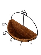 Кашпо настенное, d=25 см, с кокосовым вкладышем, «Полусфера», Greengo - Фото 6