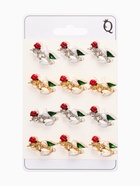 Брошь «Цветок» подснежник с божьей коровкой, цвет МИКС (неделимая фасовка 12 шт., цена за шт.) 9618638