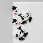 Серьги акрил «Гуси» детективы, цвет чёрно-белый в серебре - фото 23215927