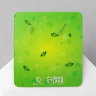 Серьги акриловые «Клевер», цвет зелёный в серебре 9626862