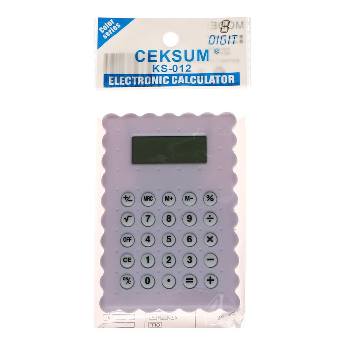 Калькулятор настольный 08-разрядный  KS-012, МИКС