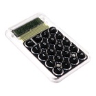 Калькулятор настольный 8-разрядный, KS-005, прозрачный корпус - Фото 7