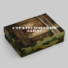 Подарочная складная коробка, упаковка, «Стратегический запас» 21×15×5.7 см - Фото 3