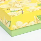 Подарочная коробка сборная "Мартовские цветы" 16,5 х 12,5 х 5,2 см - Фото 4