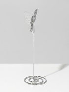 Подставка под ценник, фото «Бабочка», с зажимом, 4.5×4.5×13 см, цвет серебро - Фото 4