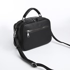 Сумка женская на молнии, цвет серый - фото 23272579