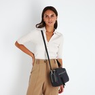 Сумка женская на молнии, цвет серый - фото 23359854