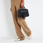 Сумка женская на молнии, цвет серый - фото 23359855