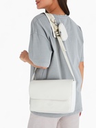 Сумка женская мессенджер на магните, 28×6×18 см, белая - Фото 16