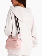 Сумка женская на молнии, цвет розовый - фото 60935216