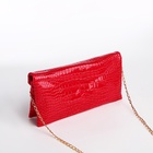 Сумка женская на магните, цвет красный - фото 37231052