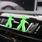 Ароматизатор для автомобиля в воздуховод, Человечек, освежающий лимон - Фото 1