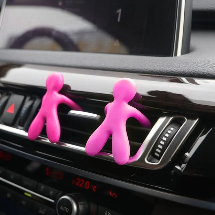 Ароматизатор в воздуховод автомобиля, человечек, аромат цветов - Фото 1