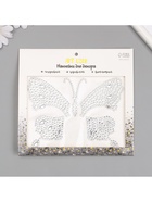 Наклейка - стразы «Бабочка», на шею, спину, 12×16 см, МИКС - Фото 4