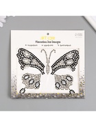 Наклейка - стразы «Бабочка», на шею, спину, 12×16 см, МИКС - Фото 8