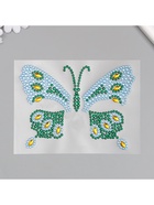 Наклейка - стразы «Бабочка», на шею, спину, 12×16 см, МИКС - Фото 10