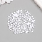 Декор для творчества "Половинка жемчужины" белый набор 500 гр 0,6х0,6х0,4 см - фото 23258174