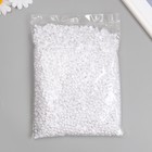 Декор для творчества "Половинка жемчужины" белый набор 500 гр 0,6х0,6х0,4 см - фото 23258175