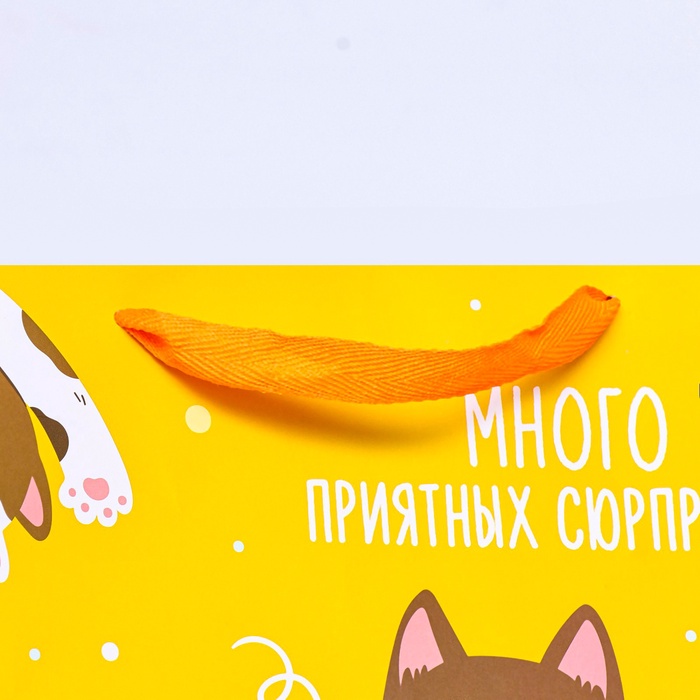 Пакет под торт "Подарки" 40х40х40см 9864976