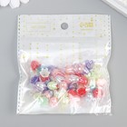 Бусины для творчества пластик "Тюльпанчики" цветной перламутр набор 50 шт 1,1х1,1х0,9 см - Фото 4