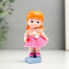 Фигурки набор полистоун «Малыши с сумочками на сердце», 2 шт., 5×4.5×9; 5×4.8×9 см - Фото 3