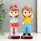 Фигурки набор полистоун «Юность», 2 шт., 6.5×6.8×19; 6.5×6.8×19 см - Фото 1
