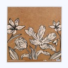 Бумага для скрапбукинга «Песочные цветы», 30,5 х 32 см, 180 г/м² - Фото 4