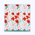Бумага для скрапбукинга «Яркие цветы», 30,5 х 32 см, 180 г/м² - Фото 3