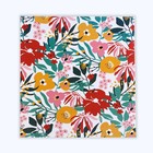 Бумага для скрапбукинга «Яркие цветы», 30,5 х 32 см, 180 г/м² - Фото 4