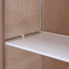 Шкаф тканевый каркасный, складной LaDо́m, 70×45×150 см, бежевый - Фото 9