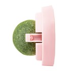 Игрушка для кошек из кошачьей мяты «Вращающийся шарик» на основании, 5×4 см, розовая - Фото 5